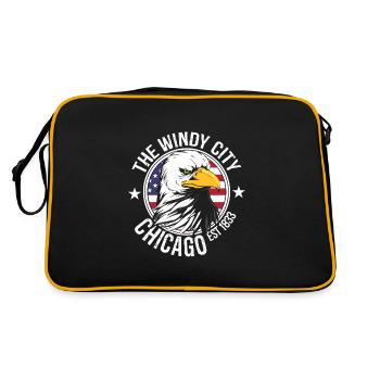 Chicago - Retro Bag - black/gold - Back