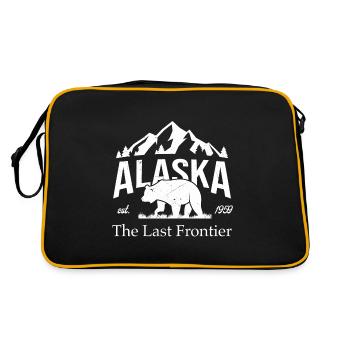 Alaska - Sac Retro - noir/or - Dos