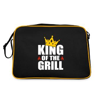 Roi du Grill - Sac Retro - noir/or - Dos