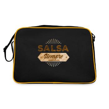 Salsa siempre Danse salsa - Sac Retro - noir/or - Dos