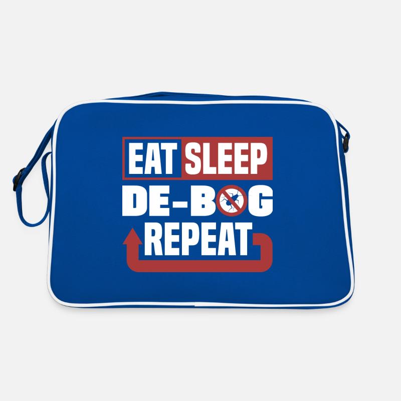 Pest Control Technician Exterminator Eat Sleep Retro Tasche