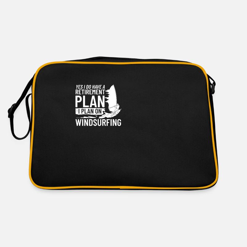 Windsurfing Board Sail Paddle Windsurfer Water Retro Bag