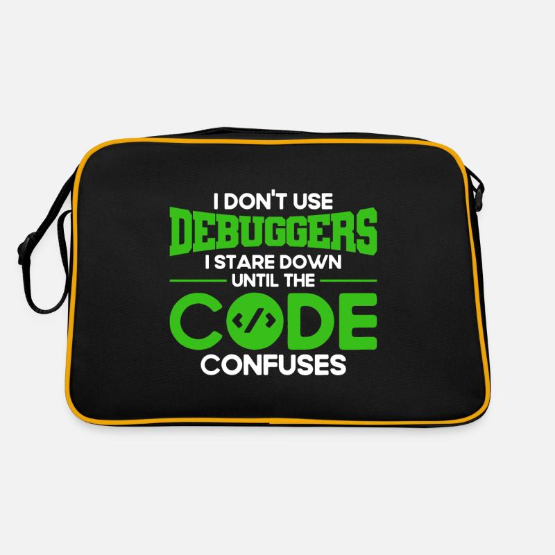 I Don't Use Debuggers Software Developer Retro Bag