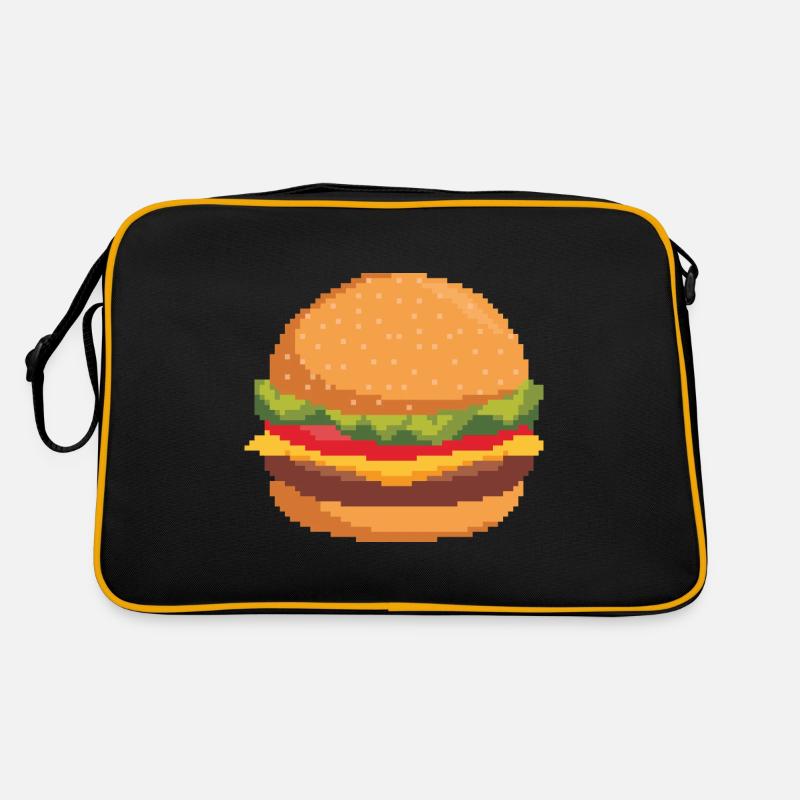 Burger Rétro Pixel Sac Retro