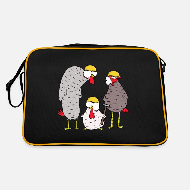 Équipe de déploiement de clients de chantier de construction Hammer Sac Retro