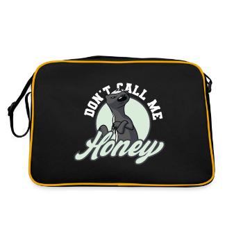 Don't Call Me Honey - Retro Bag - black/gold - Back