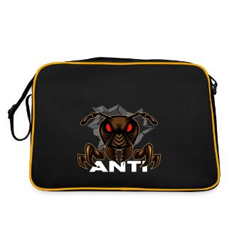 Ant ant colony fire ant"anti" - Retro Bag - black/gold - Back