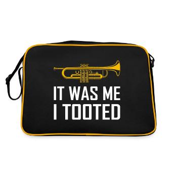 Jazz Music Player Trumpet Evolution Jazz Lifestyle - Retro Bag - black/gold - Back