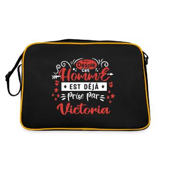Cadeau Homme déja pris par Victoria - Sac Retro - noir/or - Dos