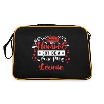 Cadeau Homme déja pris par Léonie - Sac Retro - noir/or - Dos