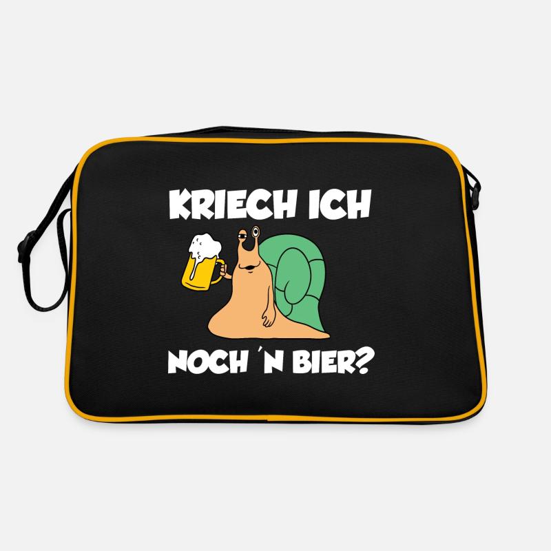 Kriech Ich Noch Ein Bier Retro Tasche