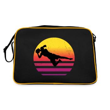 Goalkeeper Football Women Football Football Player - Retro Bag - black/gold - Back