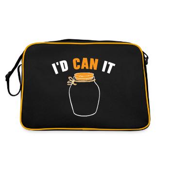 Je pourrais le mettre en conserve des aliments en conserve i - Sac Retro - noir/or - Dos