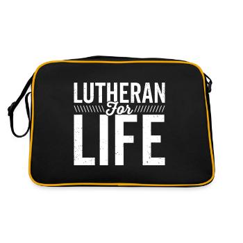 Lutherans for Life Religion Confirmation - Retro Bag - black/gold - Back