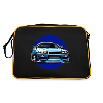 Jdm / Tuning / Turbocharger / Rims / Chiptuning - Retro Bag - black/gold - Back