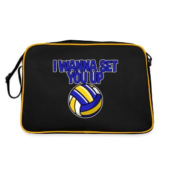 I want to Set You Up 4 - Retro Bag - black/gold - Back