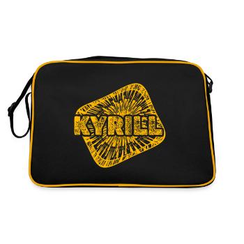 Cyril dans le rôle de Stardust - Sac Retro - noir/or - Dos