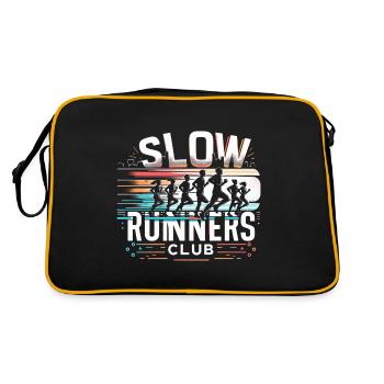 Slow Runners Club 9 - Retro Bag - black/gold - Back