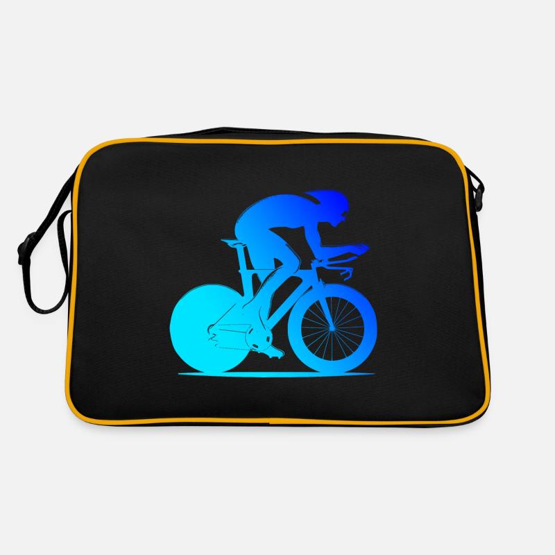 Cycliste de route Vélo de route Vélo de route Vélo de route Sac Retro