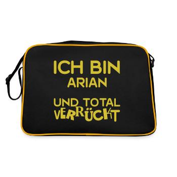 Arian Arian - Sac Retro - noir/or - Dos