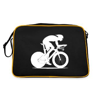 Vélo de route pour hommes Vélo de route Vélo de route Vélo de route - Sac Retro - noir/or - Dos