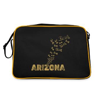 L’Arizona comme bateau - Sac Retro - noir/or - Dos