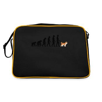 Akita - Retro Bag - black/gold - Back