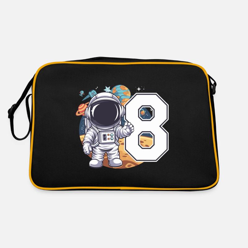 8e anniversaire astronaute aventure spatiale pour les garçons Sac Retro