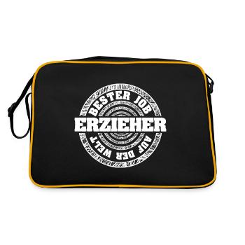 Éducateur - Sac Retro - noir/or - Dos