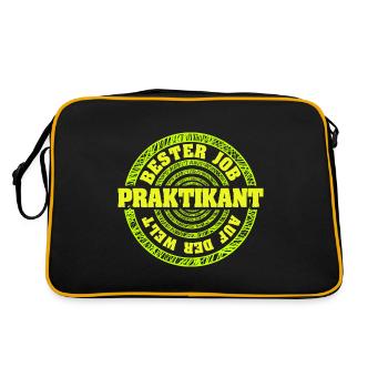 Trainee - Retro Bag - black/gold - Back