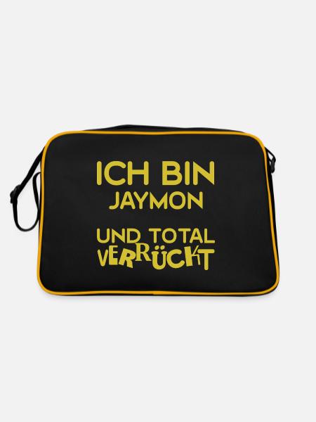 Jaymon Jaymon - Retro Bag - black/gold - Back