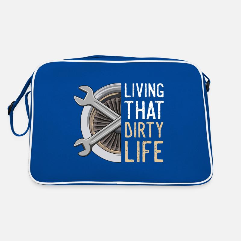 Aviation Spruch für einen Luftfahrt Techniker Retro Tasche
