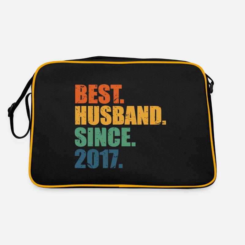 Best Husband Since 2017, 6 Years Anniversary Gift Retro Bag