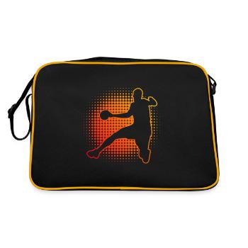 Handball players Handball players Women's handball games - Retro Bag - black/gold - Back