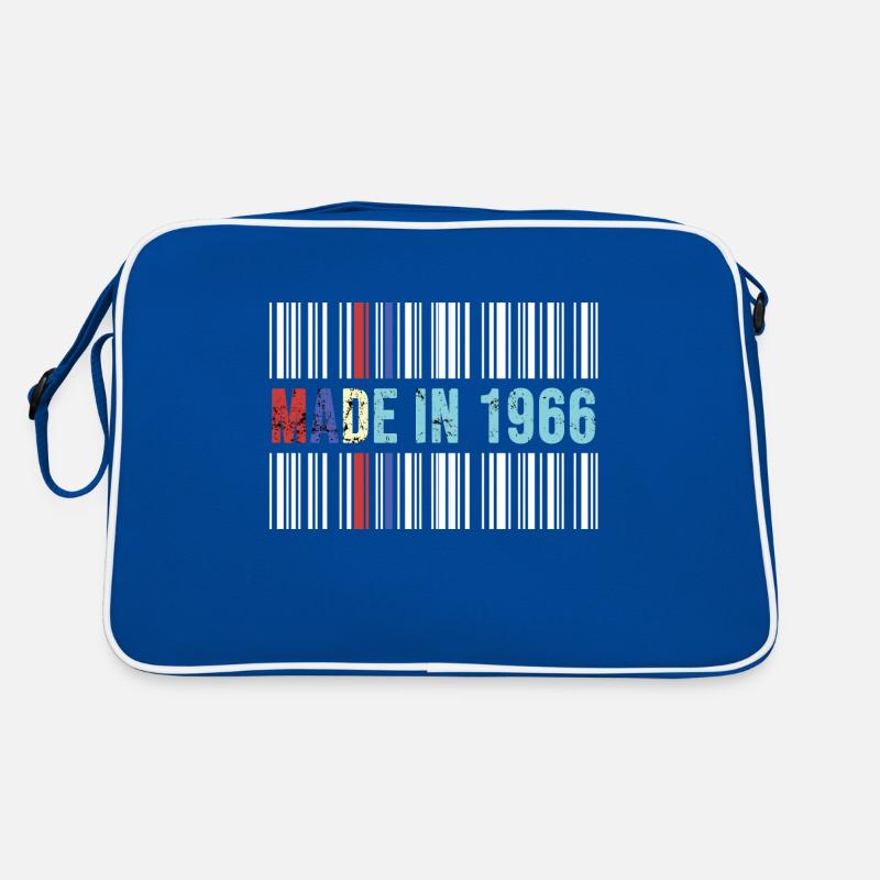 1966 anniversaire 56 ans 56e anniversaire rétro code-barres Sac Retro