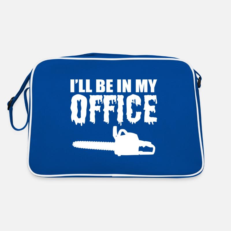 Mon bureau Travailleur de la construction Poison Sac Retro