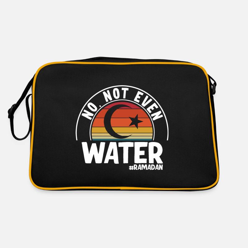 No not even water Ramadan Retro Bag