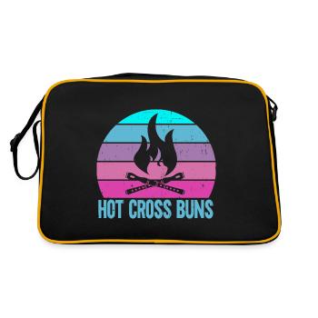 Hot Cross Buns - Sac Retro - noir/or - Dos