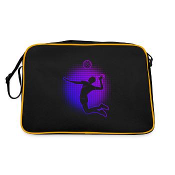 Jeux de volleyball Joueurs de volleyball masculins - Sac Retro - noir/or - Dos