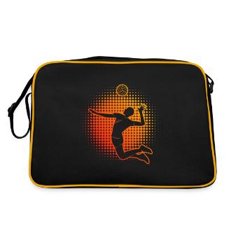 Volley Beach Volleyball Women's Volleyball - Retro Bag - black/gold - Back