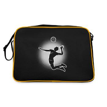 Volleyball Players Volleyball Games Beach Volley - Retro Bag - black/gold - Back