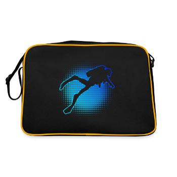 Divers Diving Diving Scuba Diving Ladies - Retro Bag - black/gold - Back