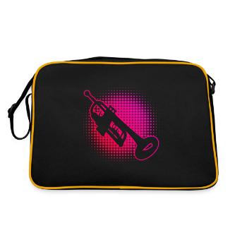 Trompettistes Trompettistes Trompettistes Hommes - Sac Retro - noir/or - Dos