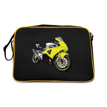 Track Day Bike - Retro Bag - black/gold - Back