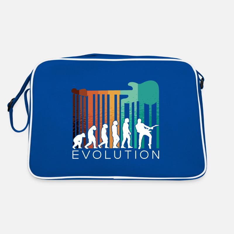 Human Evolution Guitar Band Retro Vintage Sac Retro