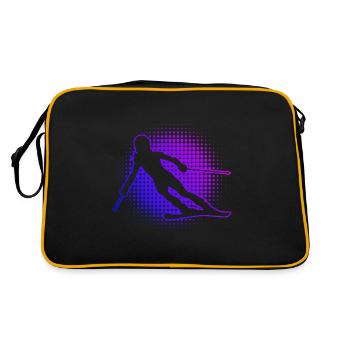 Cascade Ski Ski Freestyle Ski Ski - Sac Retro - noir/or - Dos