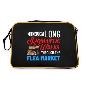 Flea Market Flea Market Funny Articles Market - Retro Bag - black/gold - Back