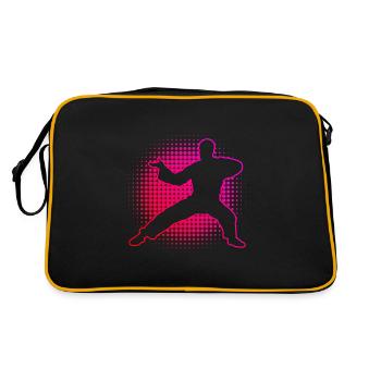 Kung Fu Wushu Kungfu Women's Martial Arts - Retro Bag - black/gold - Back