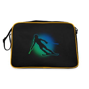 Ski acrobatique Ski Sports d’hiver Ski - Sac Retro - noir/or - Dos