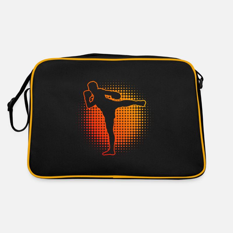 Boxe Thaïlandaise Femmes Boxe Thaï Boxeur Thaï Boxe Thaï Sac Retro